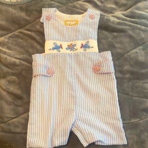 3T smocked romper